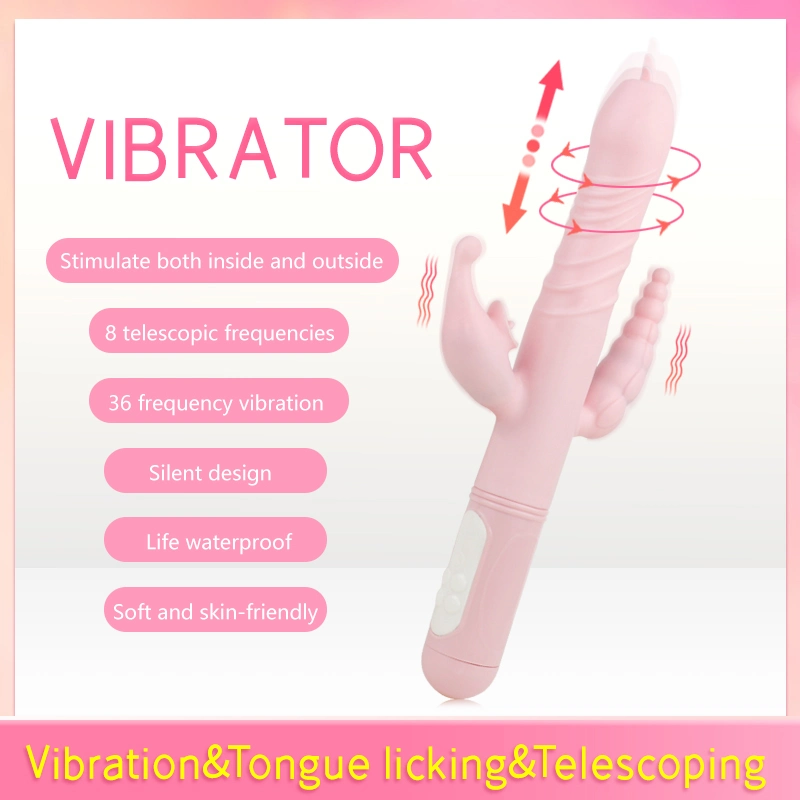 Hot Sale 36 Frequency Vibration 8 Frequency Swing Sex Toys for Women Licking Vibrator Sucker Vibrator Adult Toy