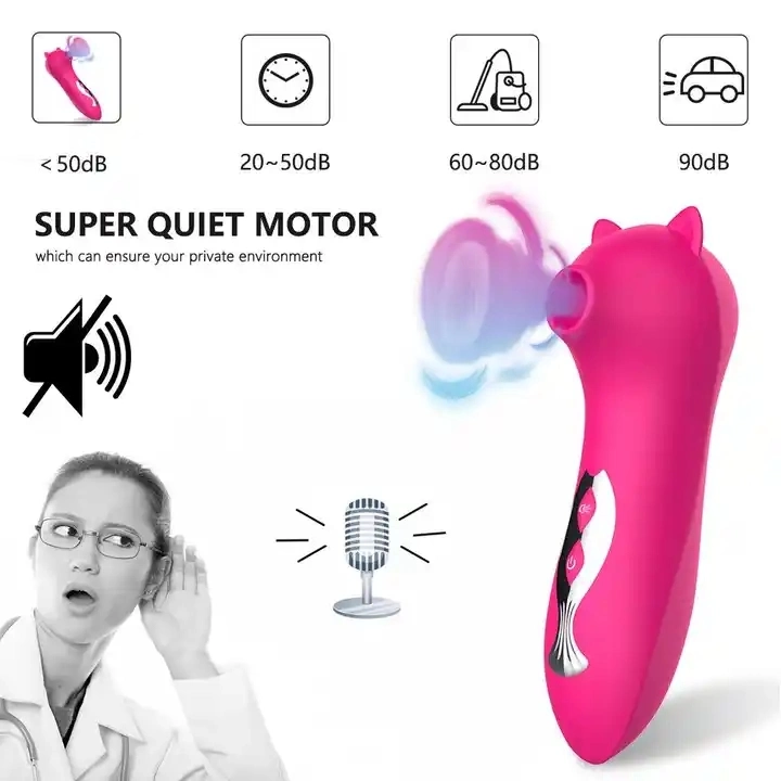 Female Stimulator Rose Vibrator Adult Oral Sex Toy Clit Sucker Vagina Sucking Vibrator